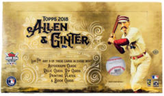 2018 Topps Allen & Ginter Baseball Hobby Box